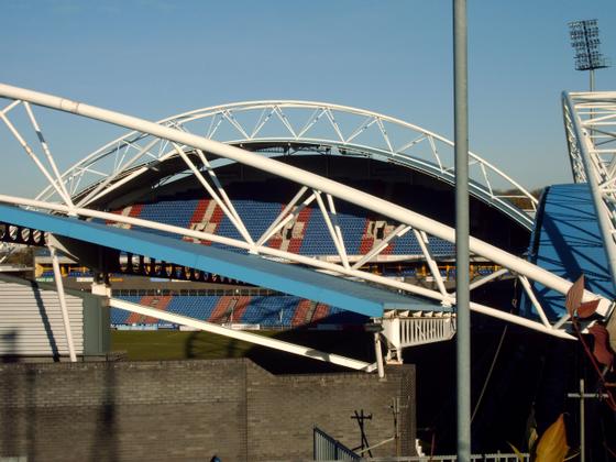 Panasonic Stand viewed from Gardner Merchant End